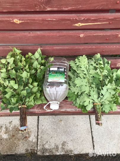 Веники для бани берёзовые, дуб, липа