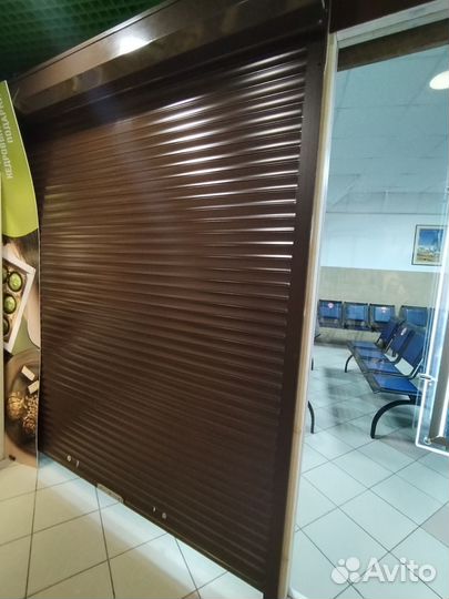 Рольставни бу коричневые