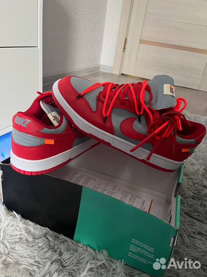 Кроссовки nike Dunk low off white