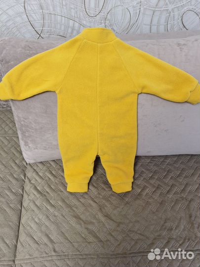 Флисовый комбинезон поддева 74 размер