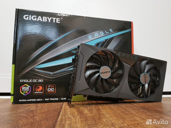 Видеокарта gigabyte RTX 3060 ti 8gb