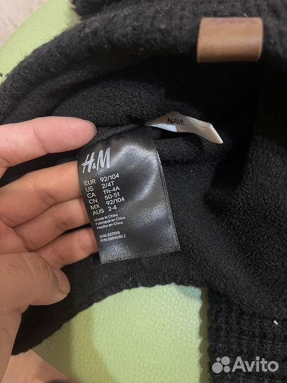 Зимние шапка и снуд h&m