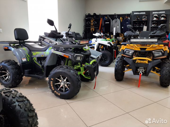 Квадроцикл motoland 200 wild track X winch