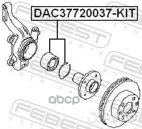 Подшипник ступицы DAC37720037-KIT DAC37720037-KIT