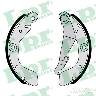 LPR 01168 Комплект тормозных колодок