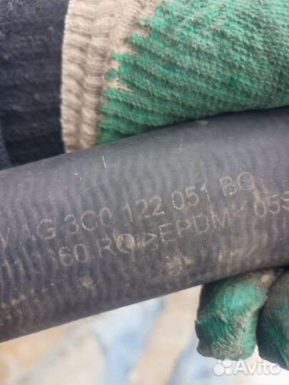 VW passat B6 B 6 патрубок охлаждения 3C0122051BQ
