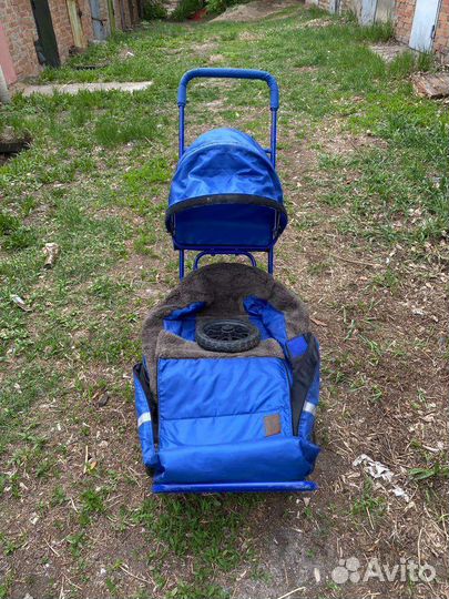 Сани коляска