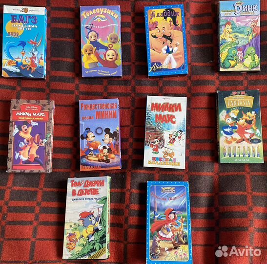 Мультфильмы VHS Видеокассеты