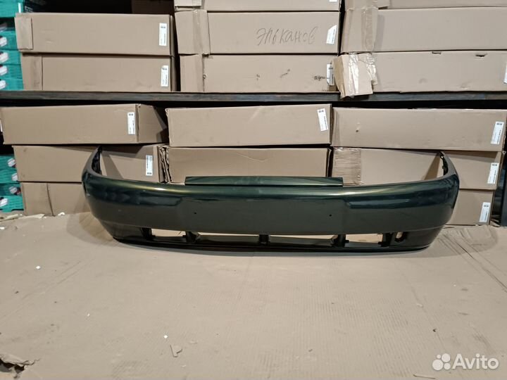 Бампер передний ваз 2110 золотистый темно зеленый