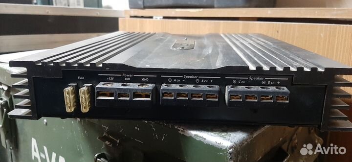 Автомобильная акустика 20см.+усилитель и провода