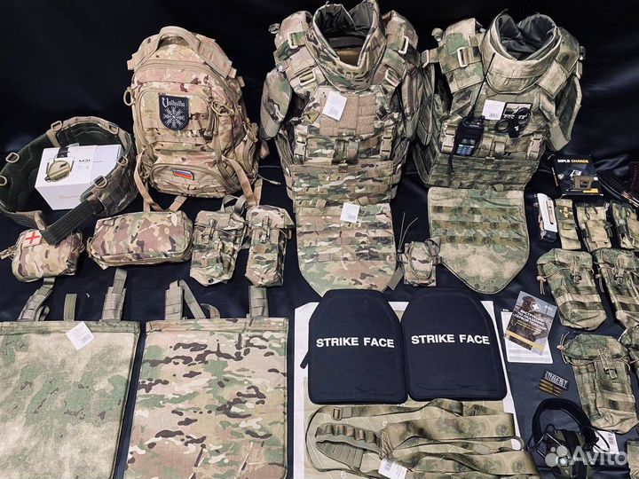 Боевой бронежилет, мультикам / мох