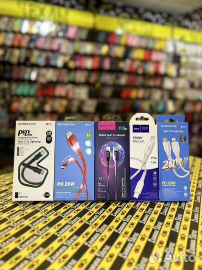 Кабели type-c to lightning