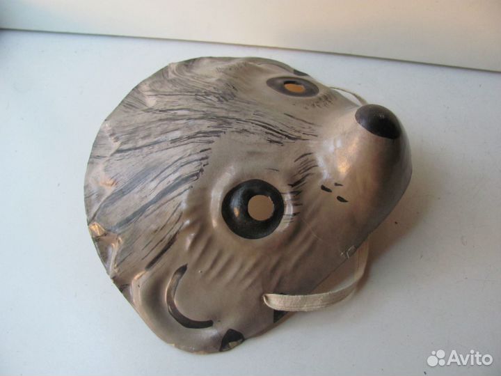 Маска новогодняя. Маска папье маше