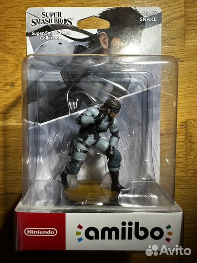 Фигурка Nintendo Amiibo Solid Snake / Снейк #75