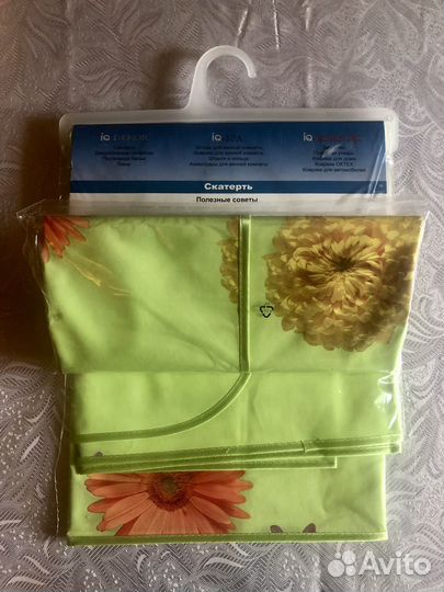 Скатерть IQ-Decor 130x160см пвх, лак