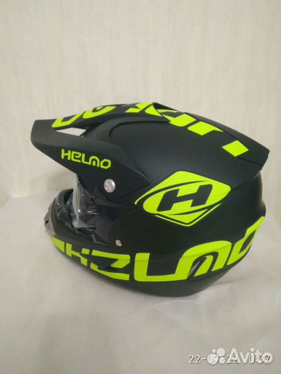 Шлем для мотокросса новый