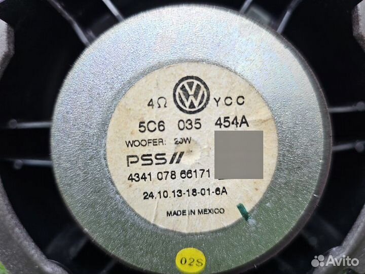 Динамик задний правый Volkswagen Jetta 6 1.4 caxa