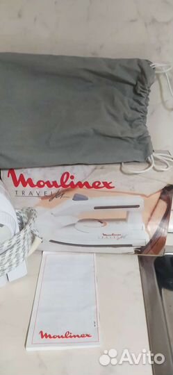 Утюг новый moulinex. дорожный