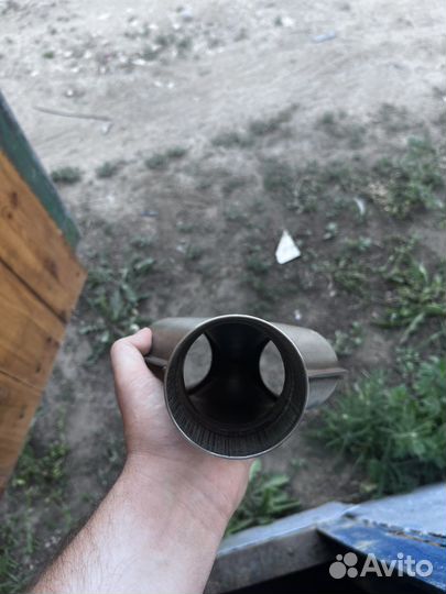 Тройник на выхлоп из нержавейки