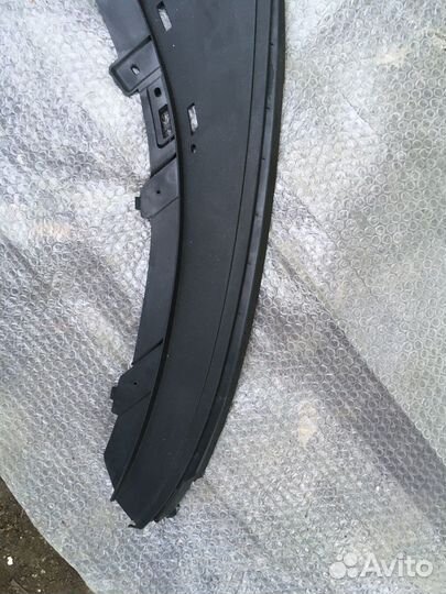 Спойлер переднего бампера VW Polo 10-14