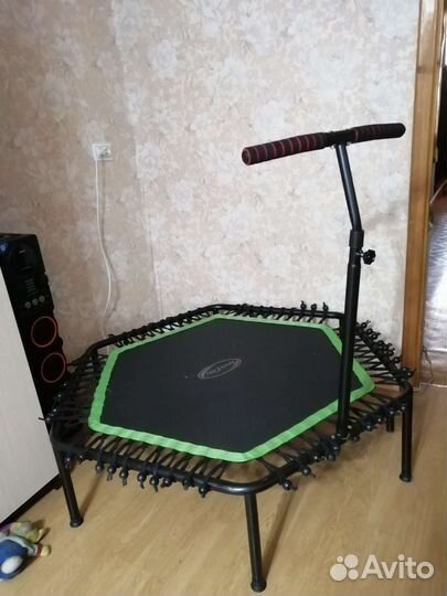 Батут для фитнеса с ручкой