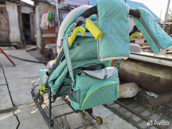 Детские санки с колесами