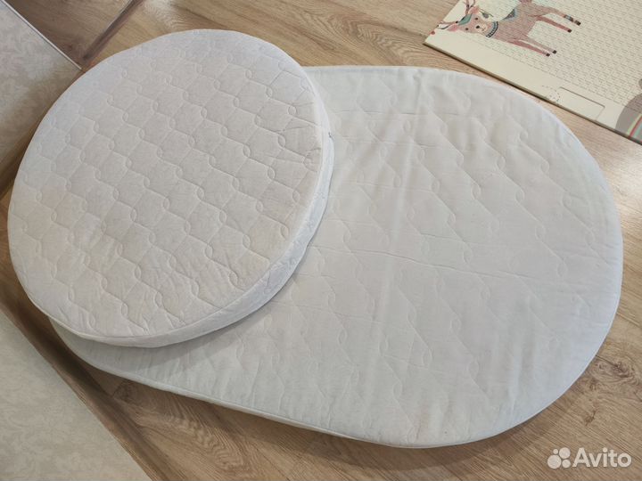 Матрас круглый и овальный для детской кроватки