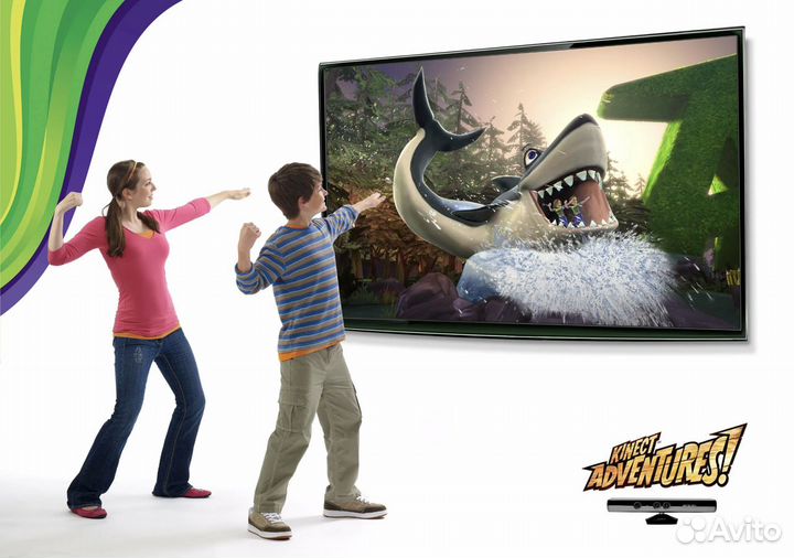 Microsoft Kinect + игра (Xbox 360) Б/У