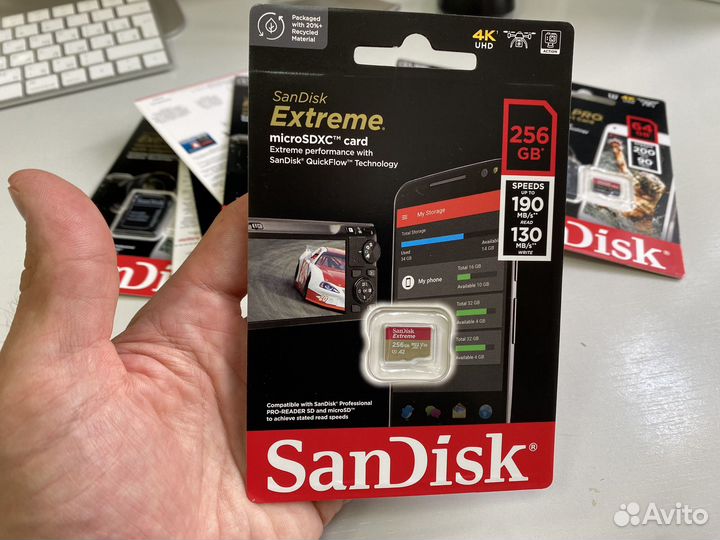 Карта памяти micro sd 256