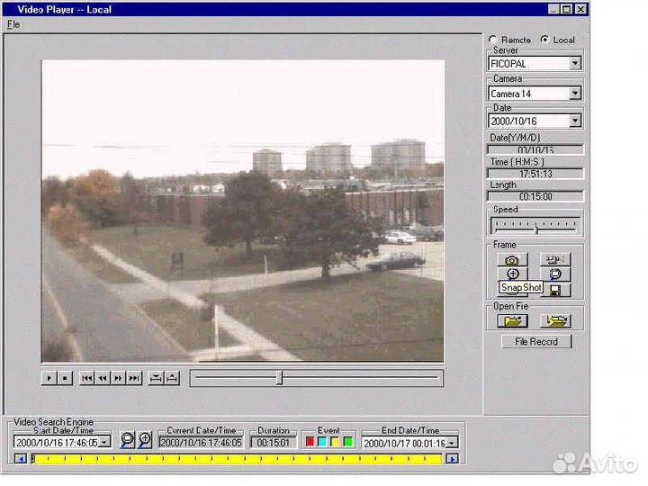 Плата для системы видеонаблюдения