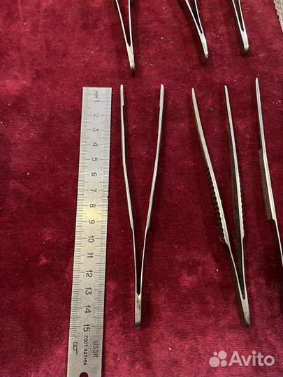 Пинцет медицинский 15 см СССР