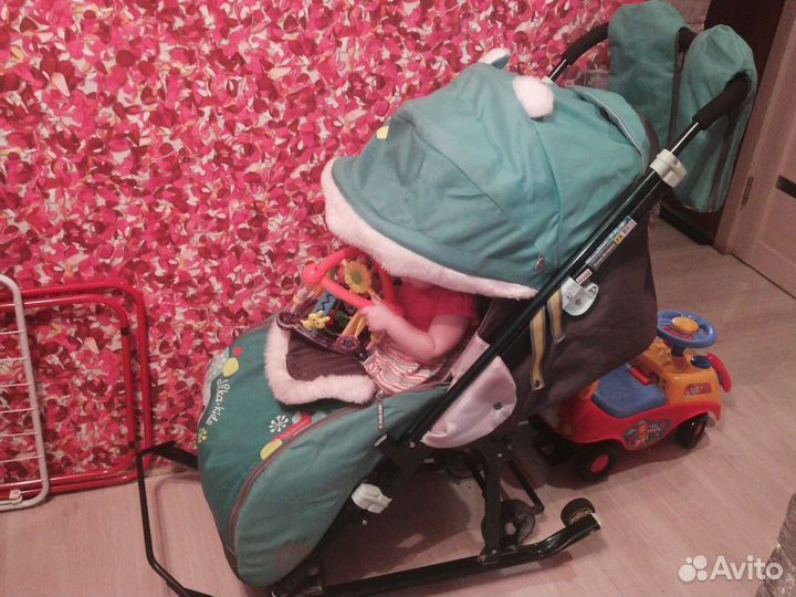 Коляска санки