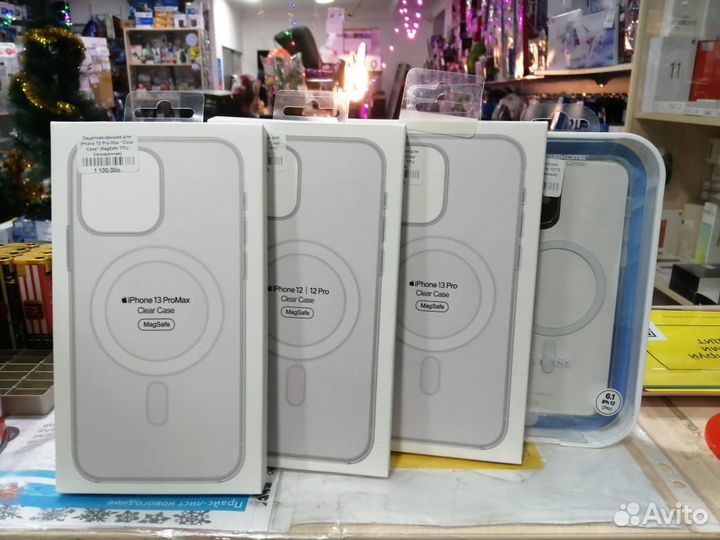 Чехол Apple iPhone Clear Case MagSafe