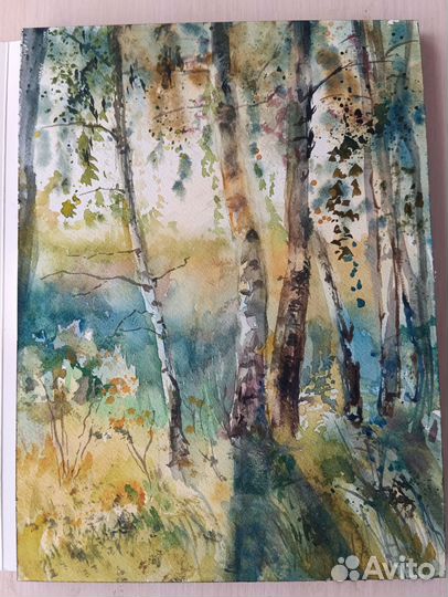 Картина Акварель пейзаж