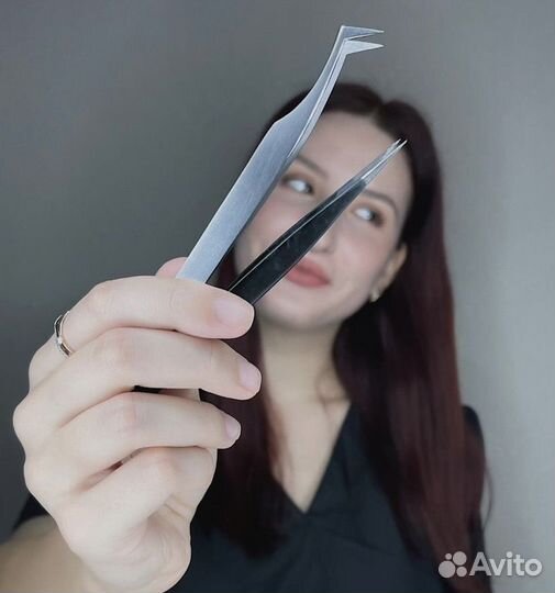 Пинцеты для наращивания ресниц