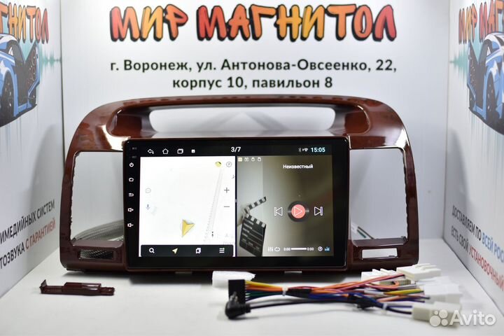Магнитола Toyota Camry 30 дерево IPS 2/32гб