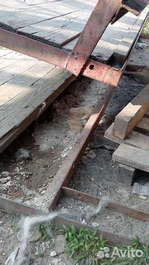 Качель железная. Швеллер 160 Уголок 50
