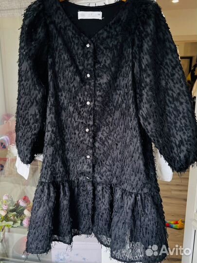 Платье с бахромой Zara