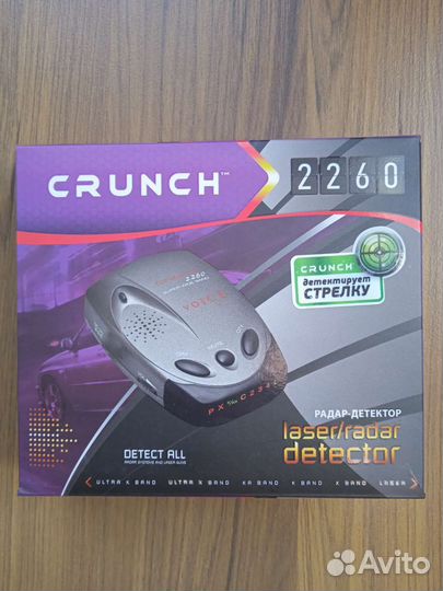Продаю радар-детектор Crunch 2260