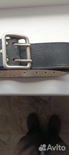Ремень кожаный офицерский