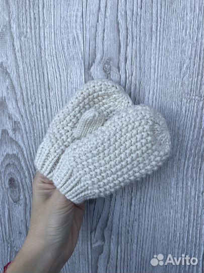 Комплект Zara шапка/снуд/варежки