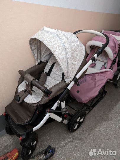 Коляска adamex 3 в 1 бу