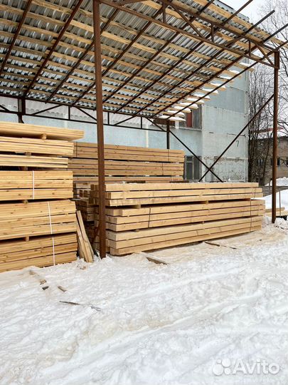 Брус обрезной 150х150х6000мм с доставкой
