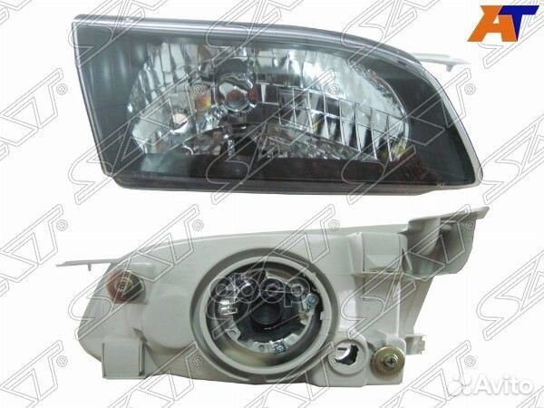 Фара toyota corolla 97-00 RH черный хрусталь ST