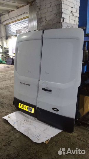 Двери задние Форд Транзит 2014-2023 низкие