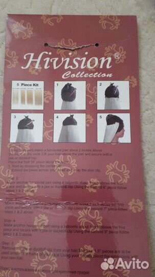 Волосы на заколках искусственные