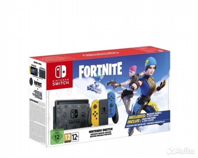 Nintendo Switch (rev 2) Fortnite 256 Gb hwfly