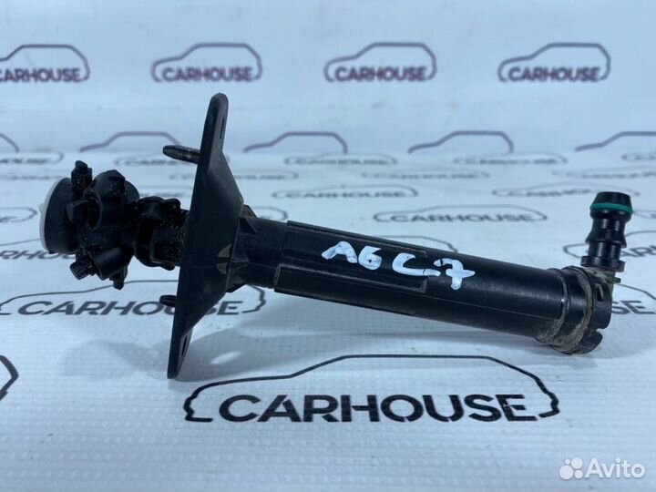 Форсунка омывателя фар левая Audi A6 C7