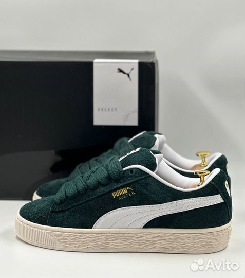 Элегантные Puma Suede XL Зеленые