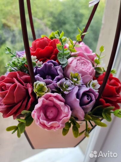 Букеты из мыла ручной работы